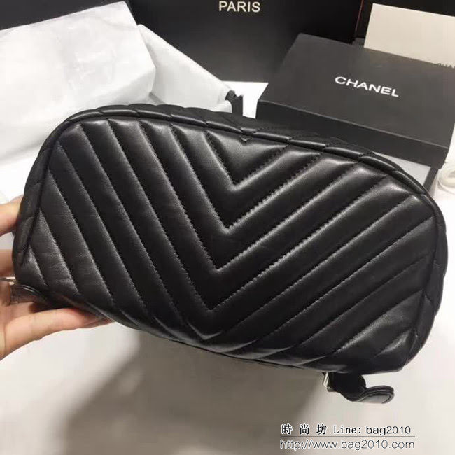 香奈兒CHANEL 原版複刻91122 V線背包Backpack 時尚雙肩包 DSC1331